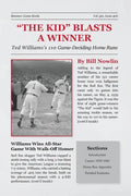 The Kid Blasts a Winner: Ted Williams's 110 Game-Deciding Home Runs - Paperback
