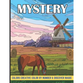 Mystery colors creative color by number & discover magic: An Adult Color by Number Mystery Coloring Book with Fun, Easy, and Relaxing. - Paperback