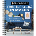 Brain Games - Find the Cat Puzzles: Search for a Hidden Cat in More Than 125 Puzzles! Volume 3 - Spiral