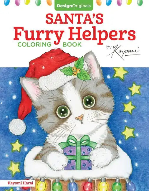 Santa's Furry Helpers Coloring Book - Paperback