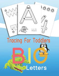Tracing For Toddlers BIG Letters: Letters and numbers tracing, Alphabet learning for toddlers and pre-schoolers - Paperback
