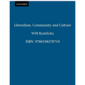 Liberalism, Community, and Culture - Paperback