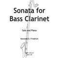 Sonata for Bass Clarinet - Paperback