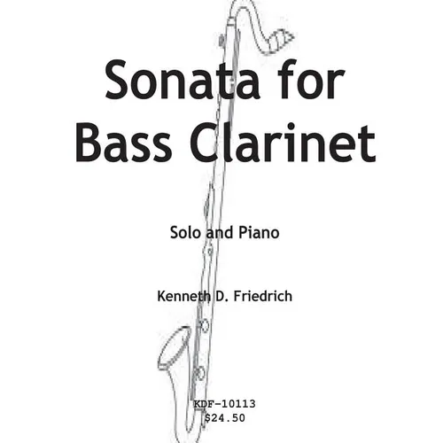 Sonata for Bass Clarinet - Paperback