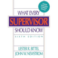 What Every Supervisor Should Know - Paperback