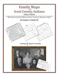 Family Maps of Scott County, Indiana, Deluxe Edition - Paperback