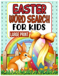 Easter Word Search for Kids LARGE PRINT: 40 Easter Easy Word Search Puzzle Books for Kids Intermediate Level (Word Find Book for Kids) - Paperback