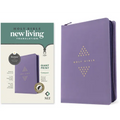 NLT Compact Giant Print Zipper Bible, Filament Enabled (Leatherlike, Diamond Lavender, Indexed, Red Letter) - Imitation Leather