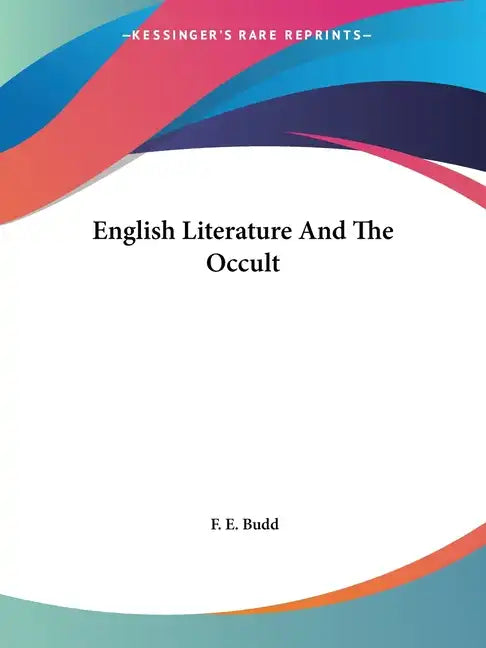 English Literature and the Occult - Paperback