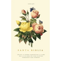Rvr60, Santa Biblia, Premio Y Regalo, Letra Grande, Tapa Dura, Floral, Palabras de Jesús En Rojo, Comfort Print - Hardcover