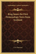 King James the First Demonology News from Scotland - Hardcover