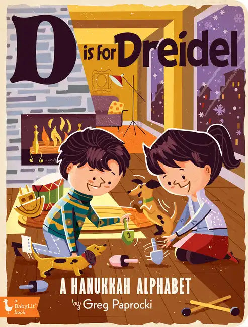 D Is for Dreidel: A Hanukkah Alphabet - Board Book