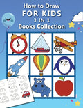 How to Draw for Kids: 3 in 1 Drawing Books COLLECTION, Easy and Fun Step-by-Step Drawing Book, How to Draw Animals, Vehicles and Almost Ever - Paperback