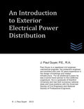 An Introduction to Exterior Electrical Power Distribution - Paperback