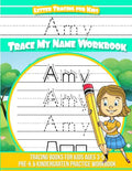 Amy Letter Tracing for Kids Trace my Name Workbook: Tracing Books for Kids ages 3 - 5 Pre-K & Kindergarten Practice Workbook - Paperback