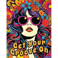 Get Your Groove On: An Absolutely Fabulous Hippie Adult Coloring Book - Paperback