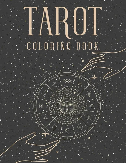 Tarot Coloring Book: Witch Cards Magical Coloring Book For Adults - Paperback