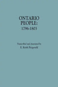 Ontario People: 1796-1803 - Paperback