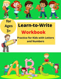Learn-to-Write Activity Book: For Kids with Lines, Letters and Numbers │ Easy Practice for Kids ages 3+ - Paperback