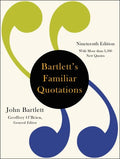 Bartlett's Familiar Quotations - Hardcover