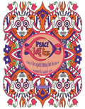 Peace Love & Sugar Skulls: A Rock & Roll Inspired Coloring Book For Adults - Paperback