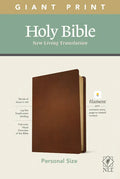 NLT Personal Size Giant Print Bible, Filament Enabled Edition (Genuine Leather, Brown) - Leather