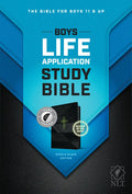 NLT Boys Life Application Study Bible, Tutone (Leatherlike, Neon/Black, Indexed) - Imitation Leather