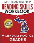 MICHIGAN TEST PREP Reading Skills Workbook M-STEP Daily Practice Grade 5: Preparation for the M-STEP English Language Arts Assessments - Paperback