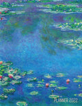 Claude Monet Daily Planner 2022: Water Lilies Painting Artistic French Impressionism Art Flower Organizer - Paperback