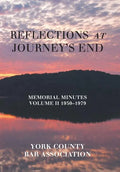 Reflections at Journey's End: Memorial Minutes Volume Ii 1950-1979 - Hardcover