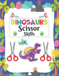 dinosaur scissor skill: dinosaur scissor skill coloring book - Paperback