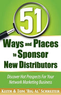 51 Ways and Places to Sponsor New Distributors - Paperback