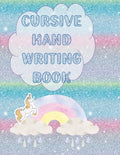 Cursive Hand Writing Book: Over the rainbow to practice cursive writing for kids age 8-12 - Paperback