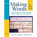 Making Words Third Grade: 70 Hands-On Lessons for Teaching Prefixes, Suffixes, and Homophones - Paperback