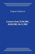 Lectures from 22.06.2001, 04.08.2003, 04.11.2003 - Paperback