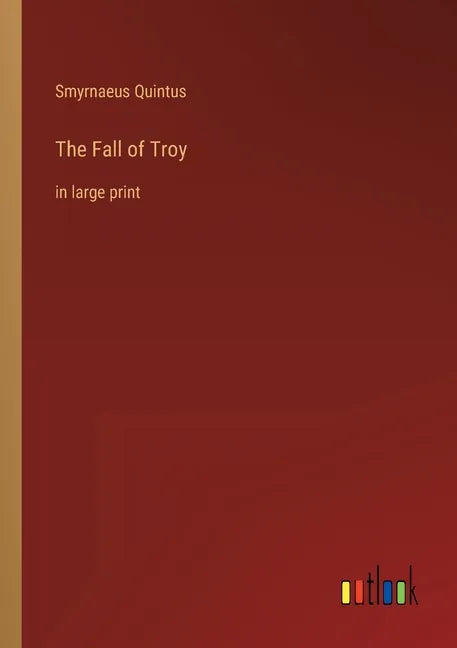 The Fall of Troy: in large print - Paperback