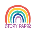 Story Paper: 8" x 10" 100 Pages Kids Writing Paper - Draw and Write Stories for Homeschool, Preschool, Elementary School - Paperback
