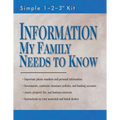 Information My Family Needs to Know (Folder - Simple 1-2-3 Kit) - Paperback