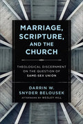 Marriage, Scripture, and the Church - Hardcover