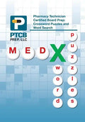 Pharmacy Technician Certified Board Prep: Crossword Puzzles and Word Search - Hardcover