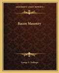 Bacon Masonry - Paperback