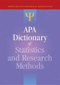 APA Dictionary of Statistics and Research Methods - Hardcover