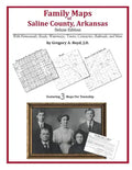 Family Maps of Saline County, Arkansas - Paperback