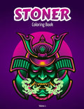Stoner Coloring Book Volume 1: Adult coloring book for stress relief -Collection of 50 stoner inspired designs from easy to hard level - 100 pages, 8 - Paperback