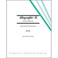 Allographs Ii Student Workbook: Linguistic Spelling Program - Spiral