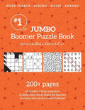 Jumbo Boomer Puzzle Book #1: 200+ pages of puzzles & brain exercises to keep your mind sharp for Seniors - Paperback