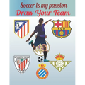 Soccer Is My Passion .Draw Your Team.: FDraw your team/25 pages/Gret For kids/Great for soccer fans and players - Paperback