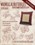 Whimsical Butterflies Hand Embroidery Patterns - Paperback