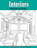 Interiors: Rooms to Color: An Adult Coloring Book - Paperback