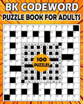 BK Codeword puzzle book for adults: Large print codebreaker puzzle book for adults & seniors - 100 Puzzle from (BK Bouchama) - Paperback